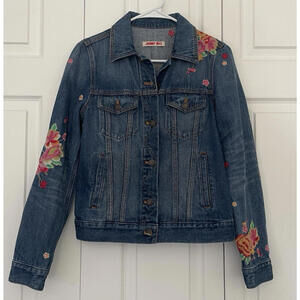 Johnny Was Blossom Cali Classic Denim Jacket XS
